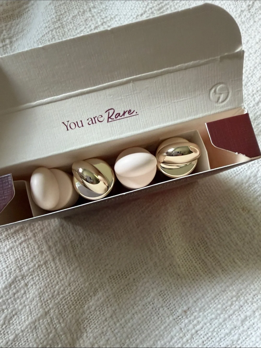 New - Damaged Box - Rare Beauty Blush & Glow 4 Piece Set